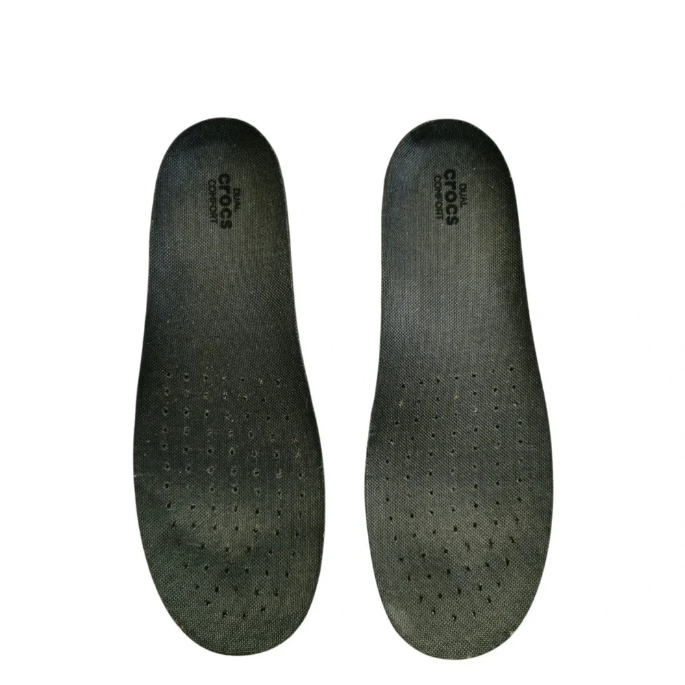 Crocs On The Clock Black Work Slip-Resistant Clogs Shoes Women 10 Men 8 EU 42